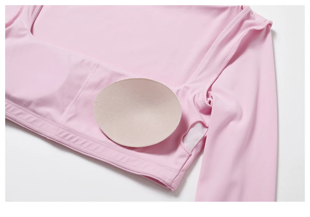 Long sleeved Fitness Gym Workout Top