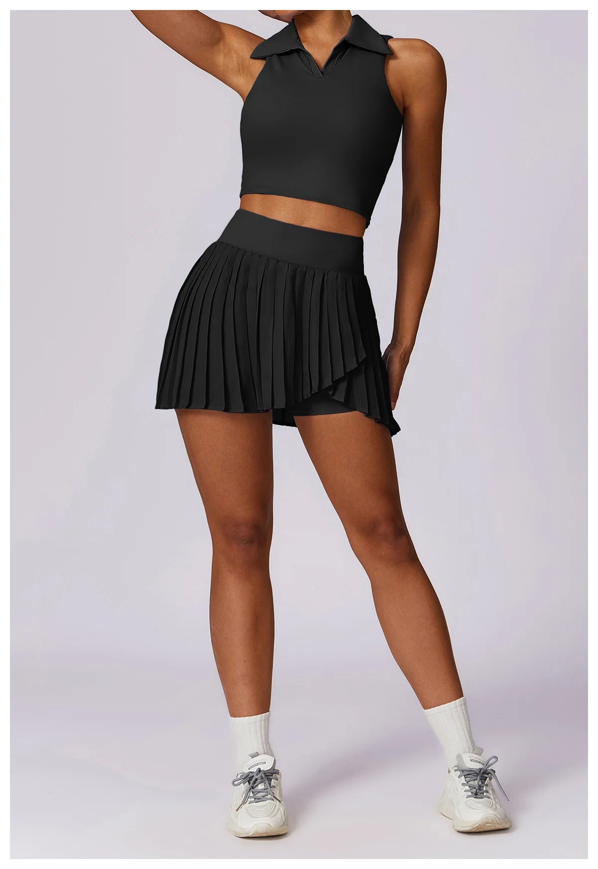 Workout Sports Skort Skirt top tennis set