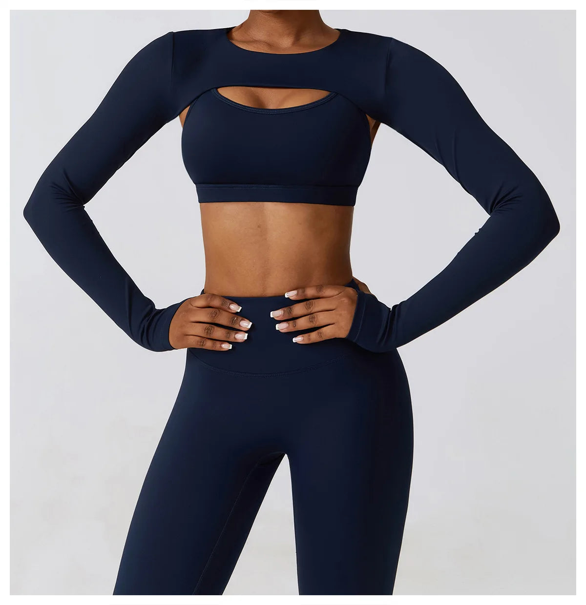 Long Sleeved Fitness Gym Top