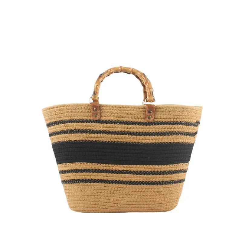 Cotton Rope Woven beach holiday Handbag