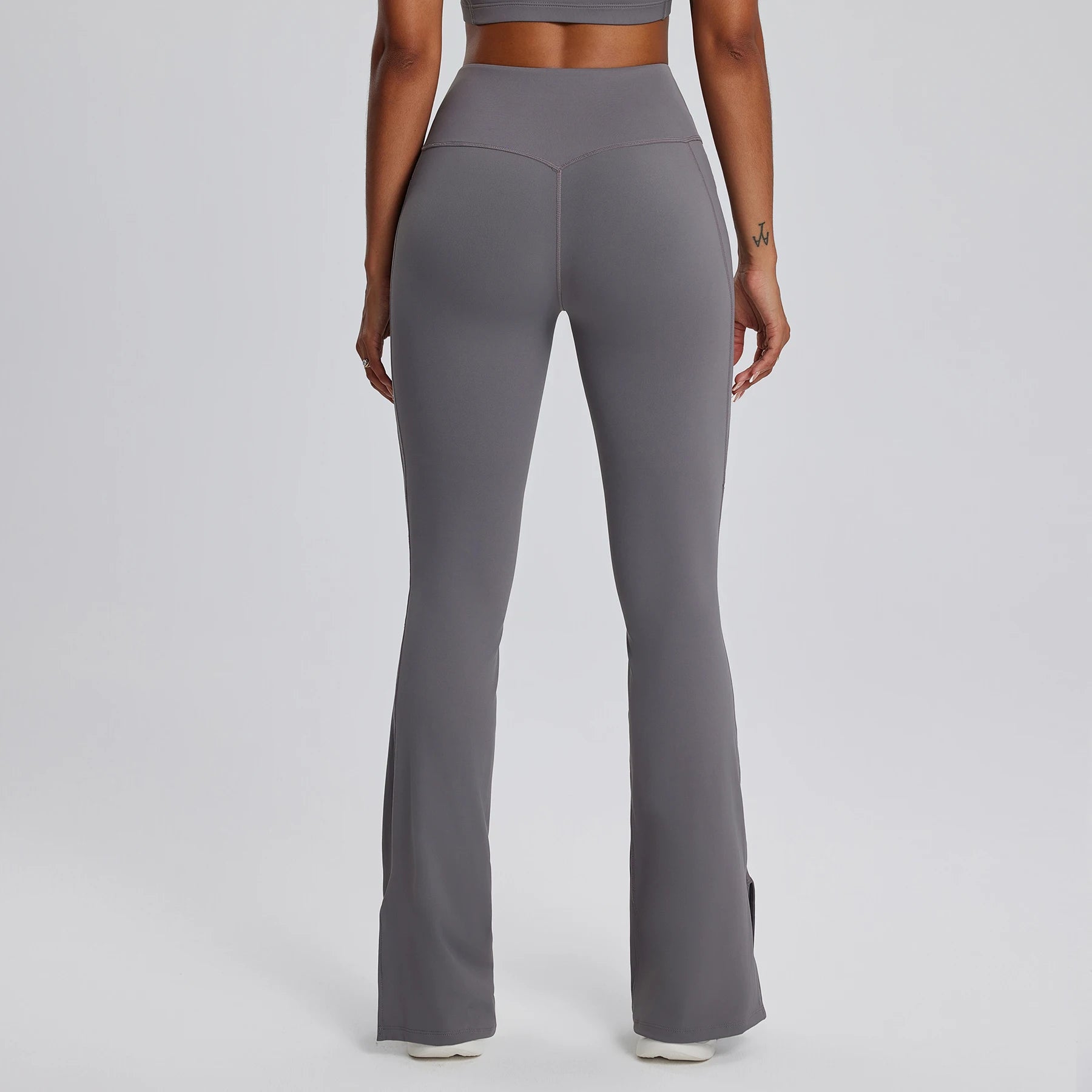 High waisted Flared gym workout Leggings