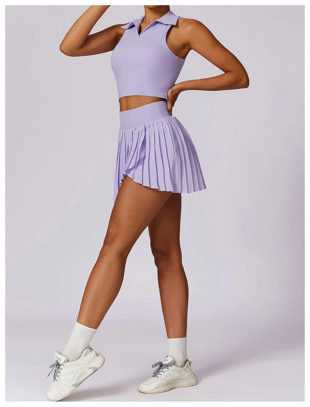 Workout Sports Skort Skirt top tennis set