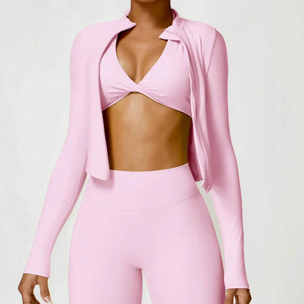 Full Zip-up Yoga Gym Workout Jacket