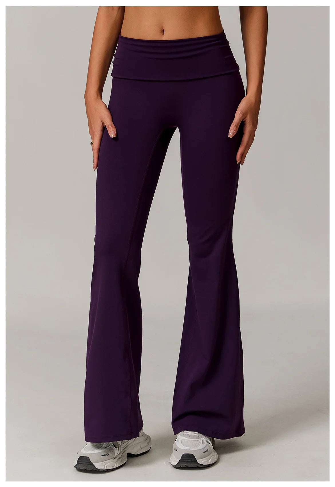 Bell-bottoms High Waist Wide Leg Fitness Workout Leggings