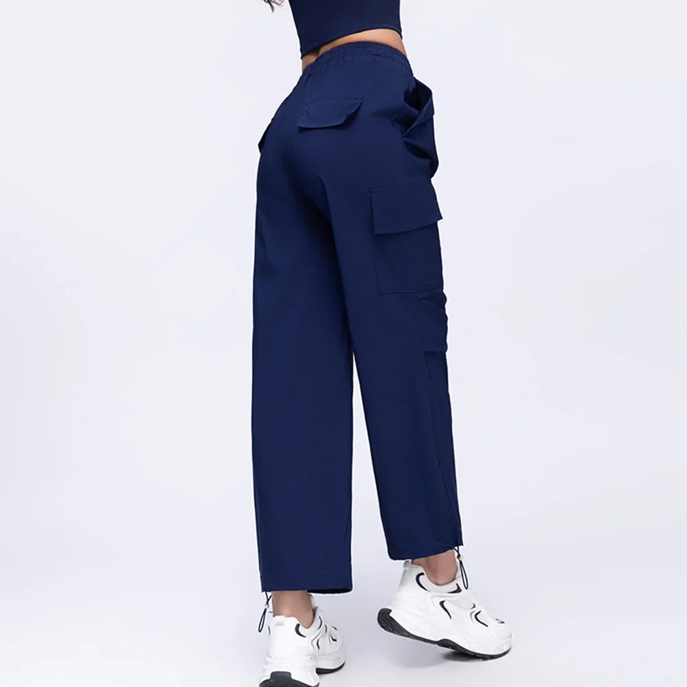 Yoga fitness high waist Flare Leggings with Pocket