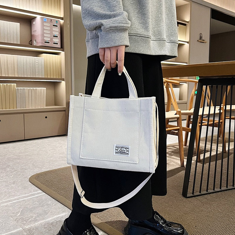 Women's Canvas Casual Tote Bag
