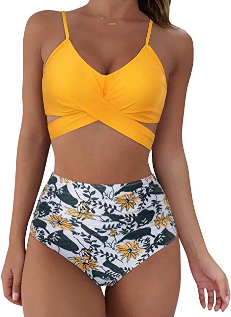 New High Waist Push Up Brazilian Bathing Suits