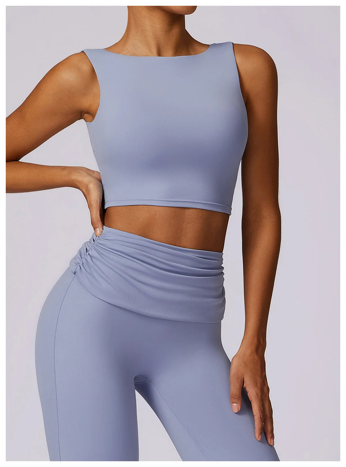 High Strength Shockproof gym workout Crop Top