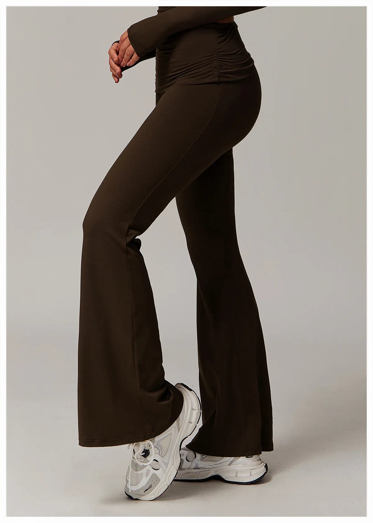 Bell-bottoms wide leg fitness Sport Leggings