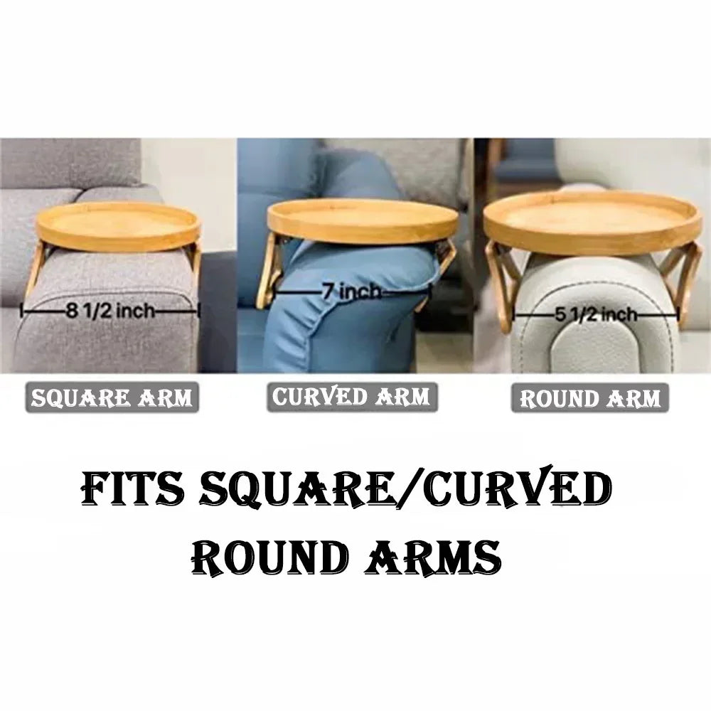 Sofa Arm Snack Tray