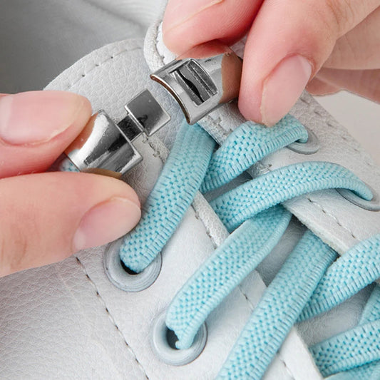 Elastic metal magnetic buckle Shoe Laces