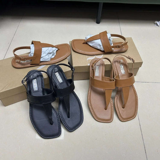 Roman Style Flat toe post Women's Sandals