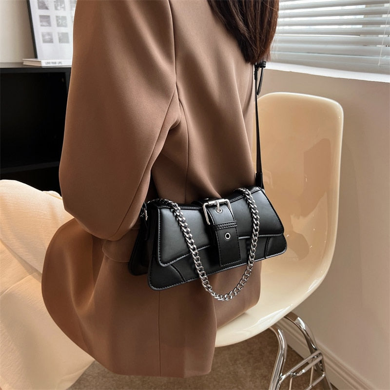 Women Chain Shoulder Side Bag