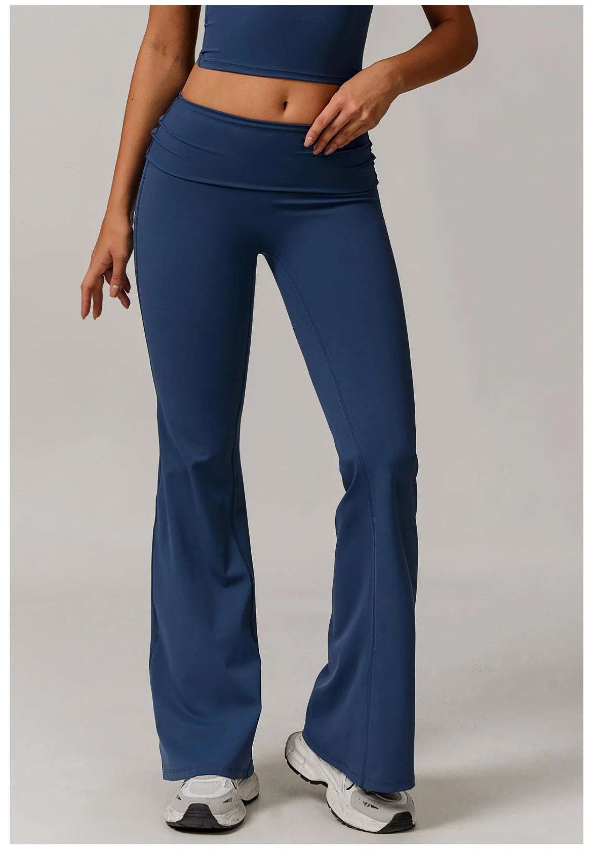 Bell-bottoms High Waist Wide Leg Fitness Workout Leggings