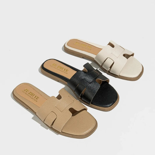 Fashionable Cross-Border Style Anti-Slip flat sandals