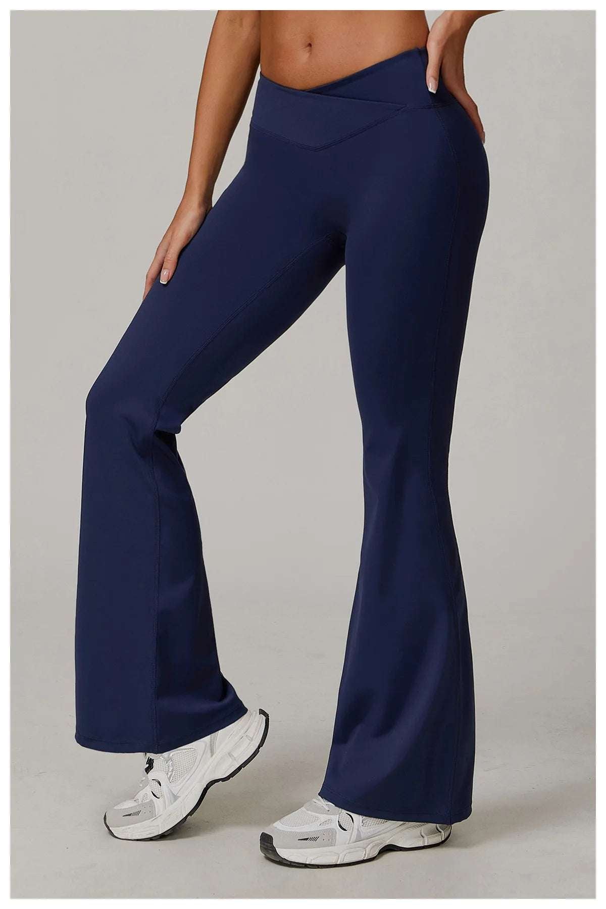 Bell Bottomed High Waist Wide Leg Gym Leggings