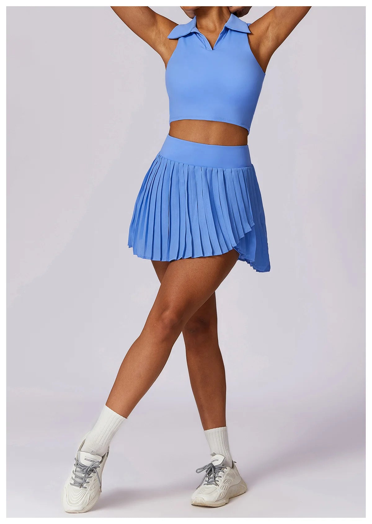 Workout Sports Skort Skirt top tennis set