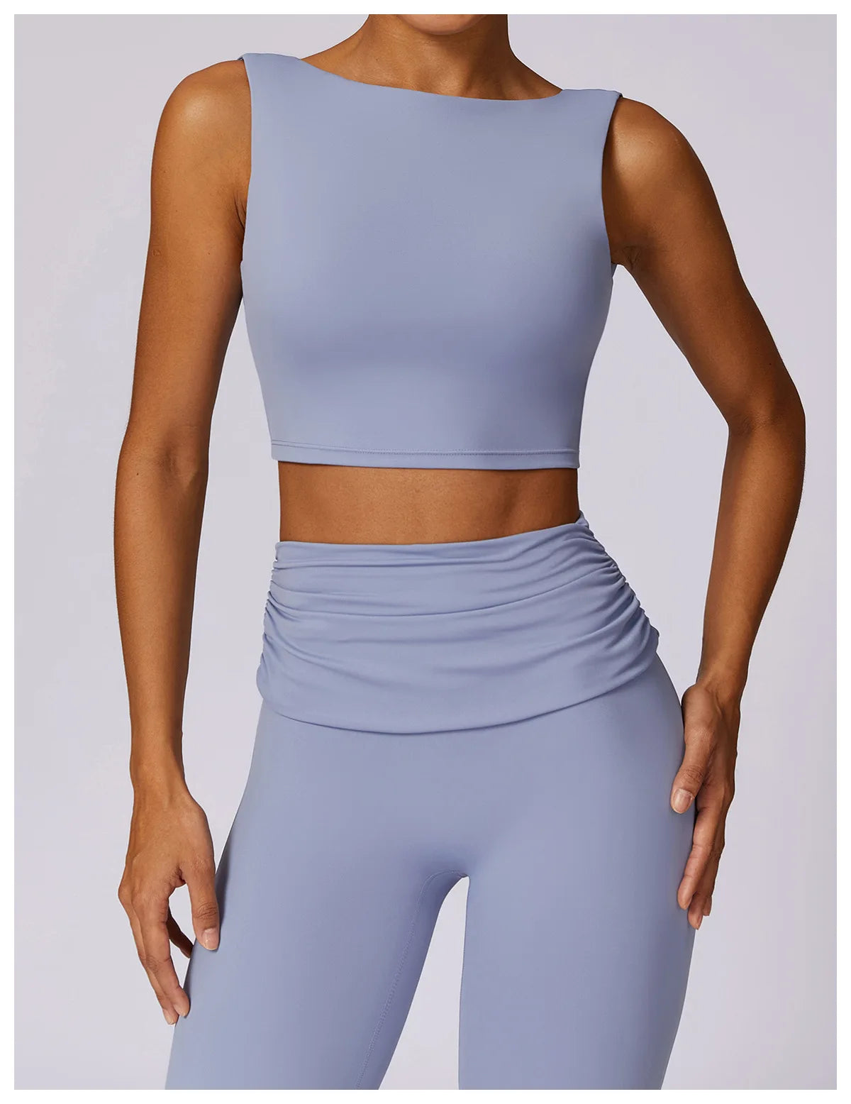 High Strength Shockproof gym workout Crop Top