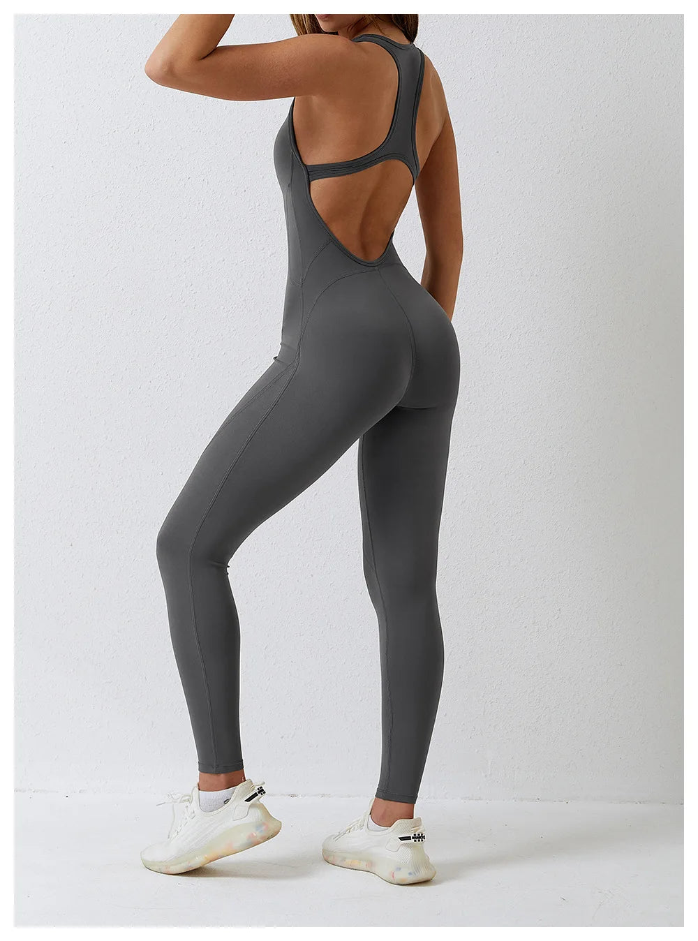 Backless Fitness Sportswear One-piece Bodysuit