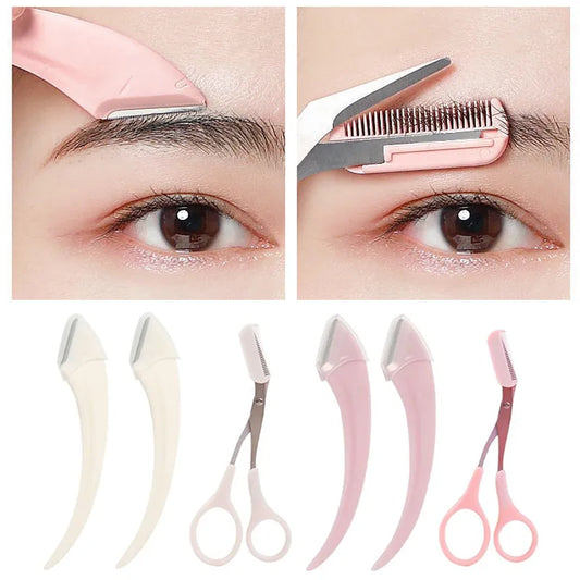Women Comb Brow Trimmer Scraper Accessories