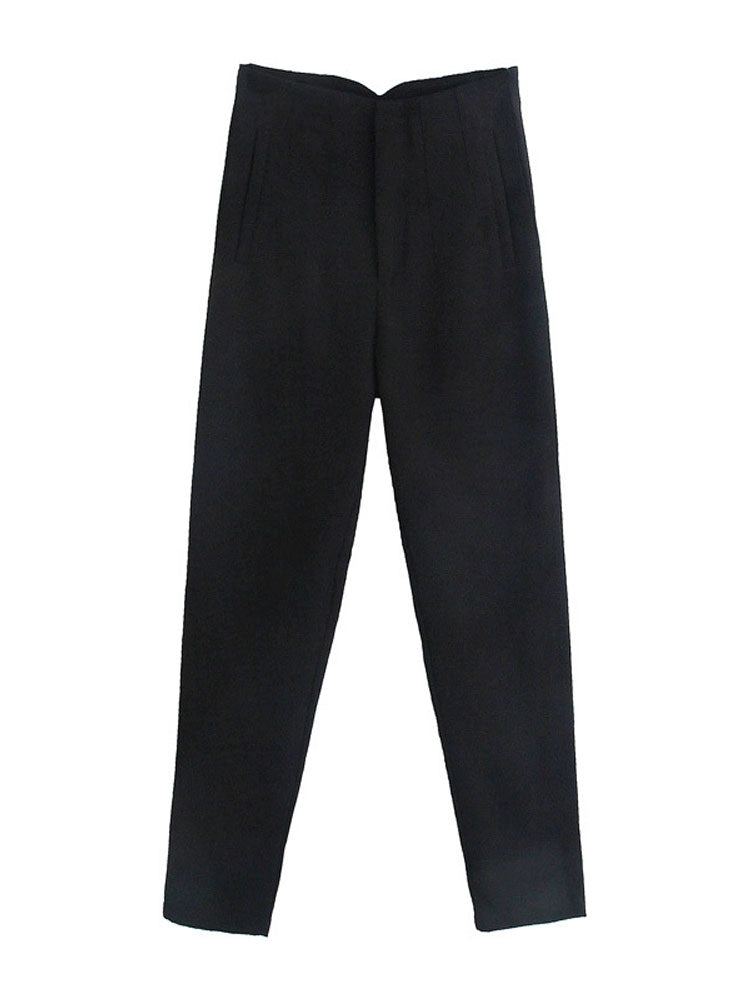 Women Fashion Seam Detail Office Wear Pants
