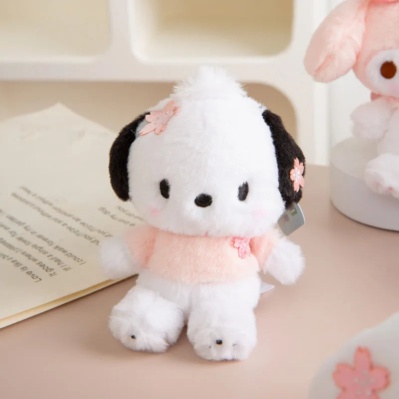 Sanrio Sakura Melody Kuromi Cinnamoroll soft Plush Toy 10cm Pochacco