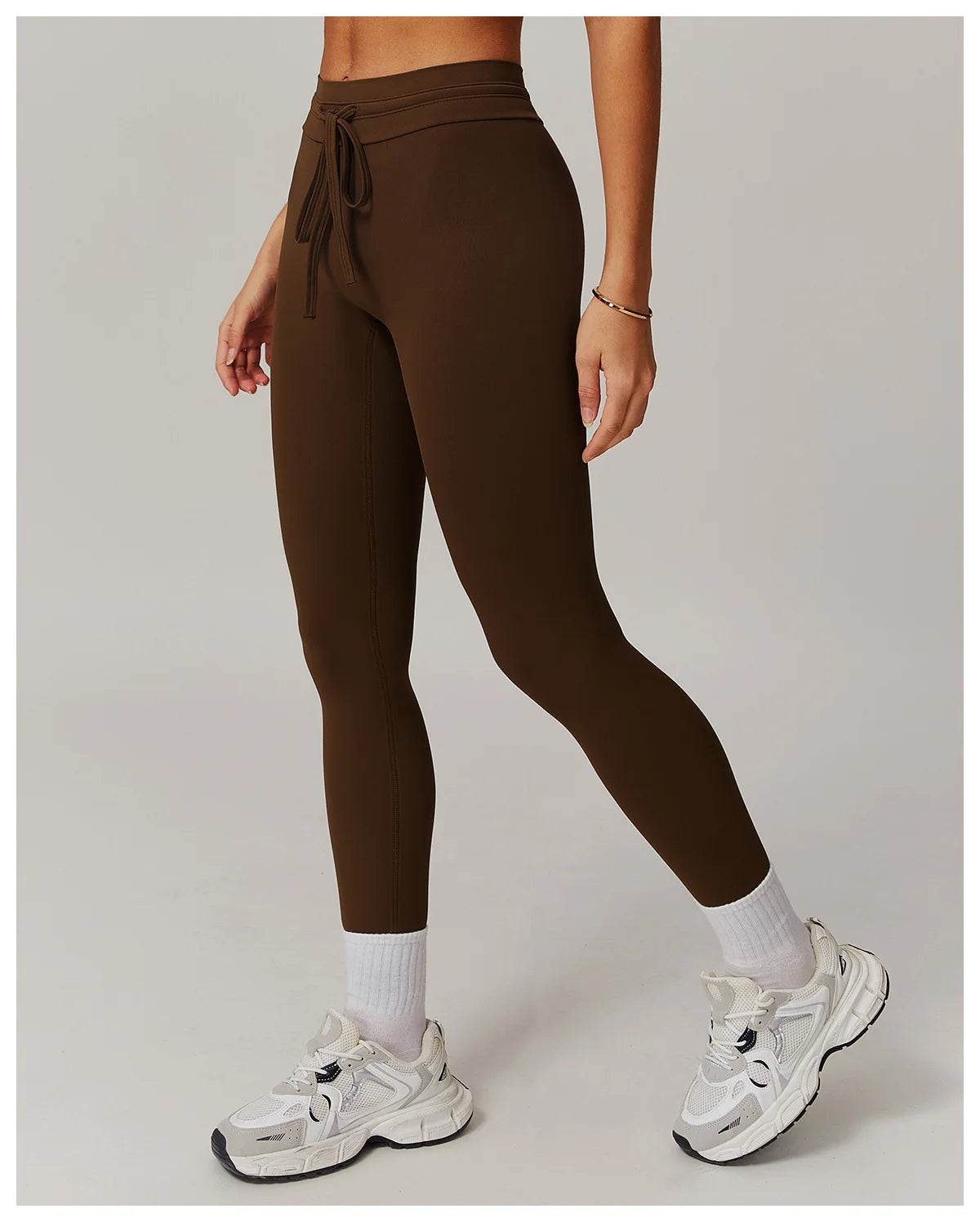 Drawstring High Waist Fitness Leggings