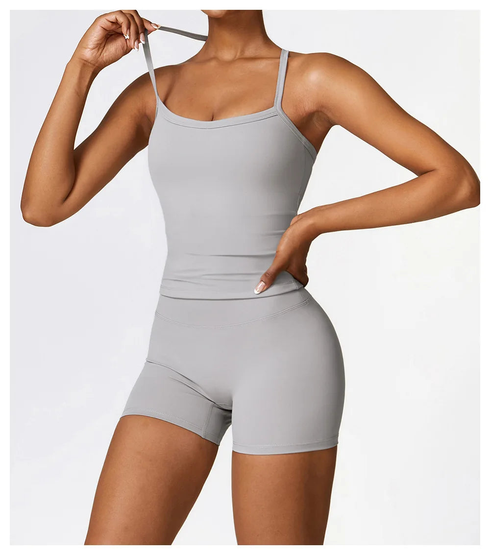 Cross Back Yoga Sports Bra