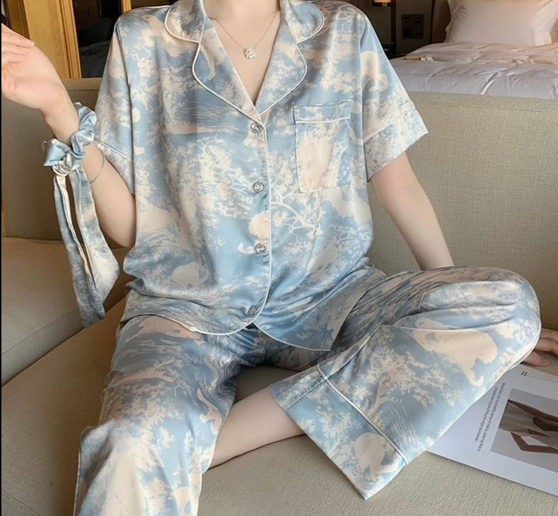 Summer Casual Loose Pyjamas Set