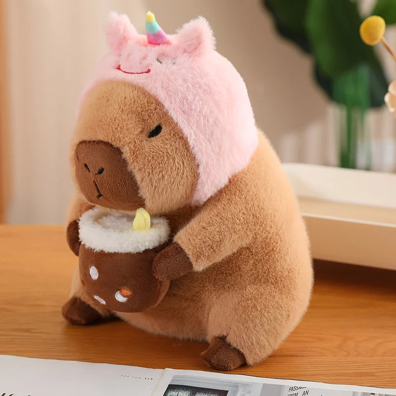 Capybara soft plush teddy toy Uncorn