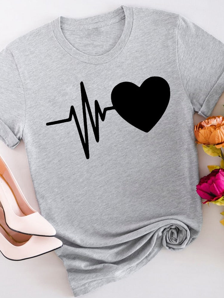 Summer Short Sleeve Print Graphic T Shirt