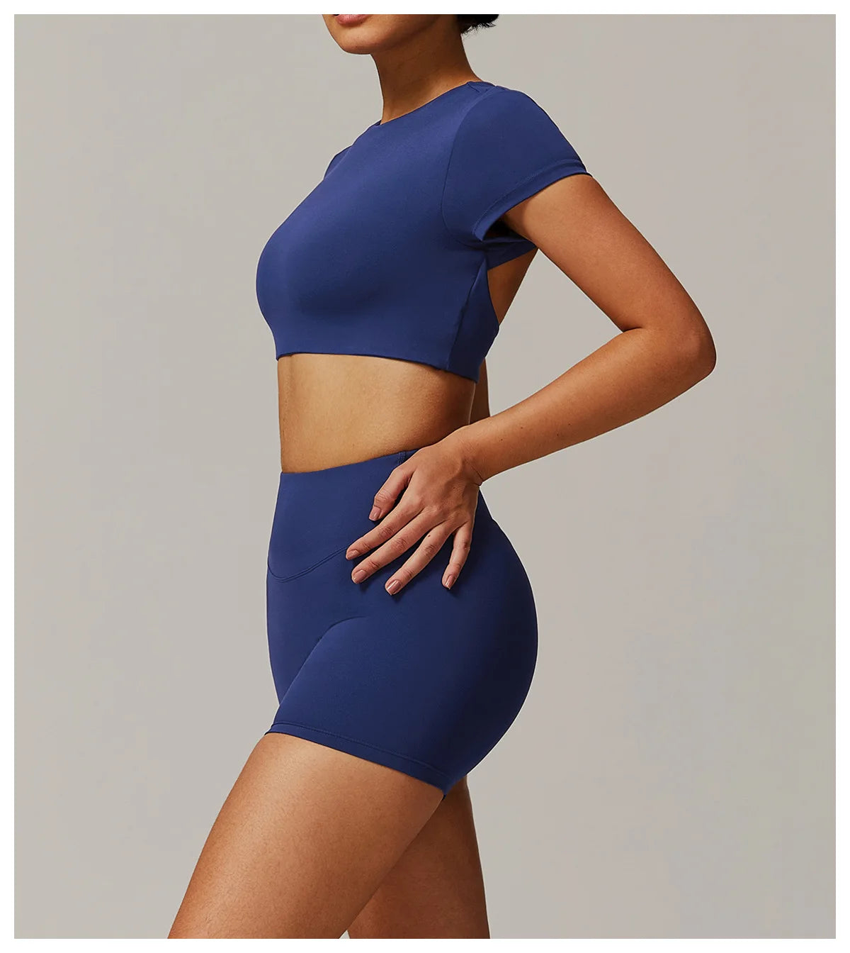 Workout Short Sleeve Shirt Gym Top