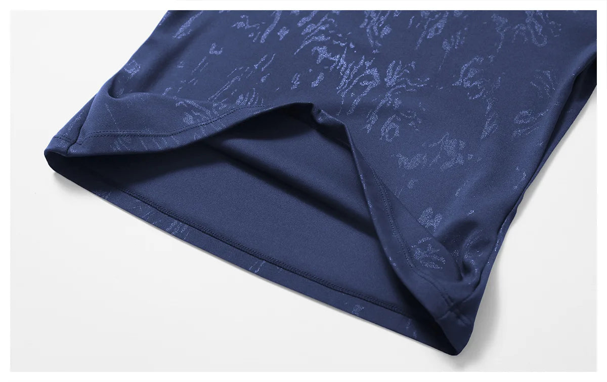 Printed Long Sleeved Sports Workout Top