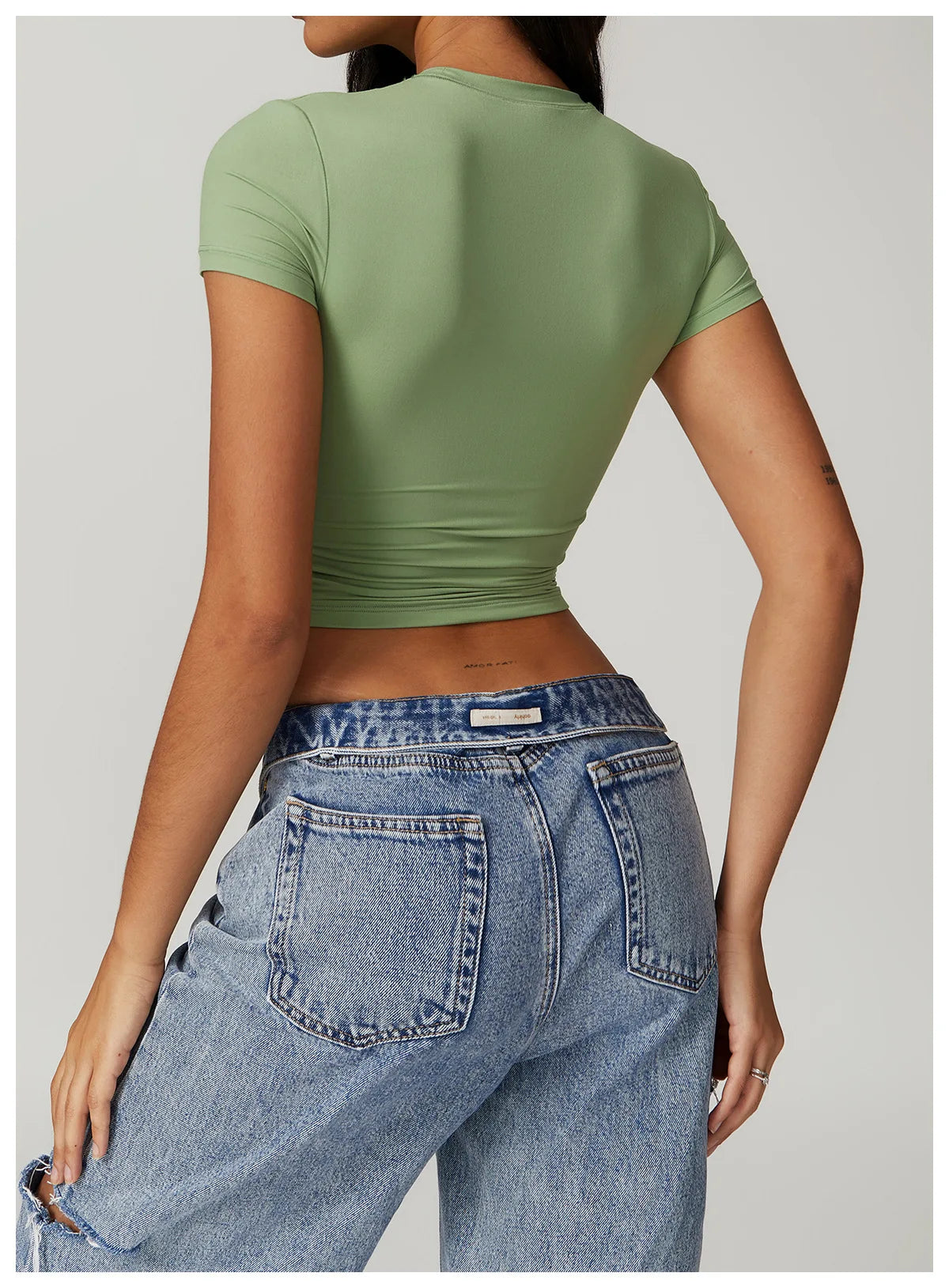 Short Sleeve Breathable Quick Dry Workout Gym Sports Yoga Top