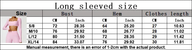 Long sleeved Fitness Gym Workout Top