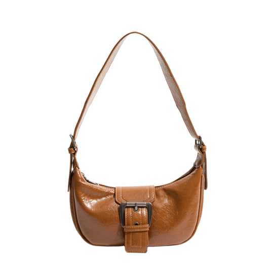 Retro Belt PU Leather Shoulder Bag