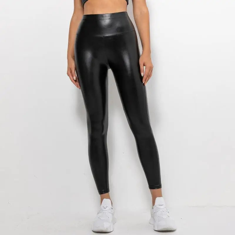Butt Lift PU faux Leather casual Leggings