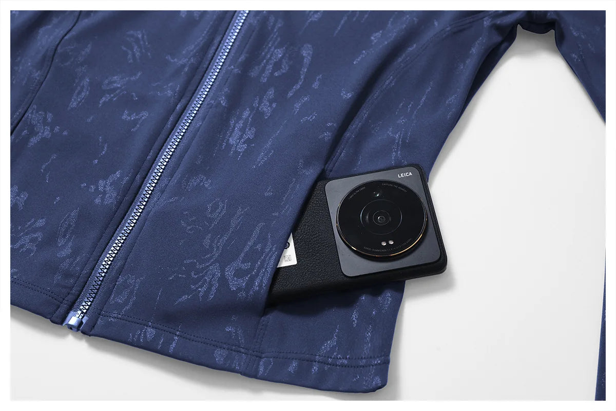 Zipper Long Sleeve Gym Workout Quick Dry Fitness Jacket