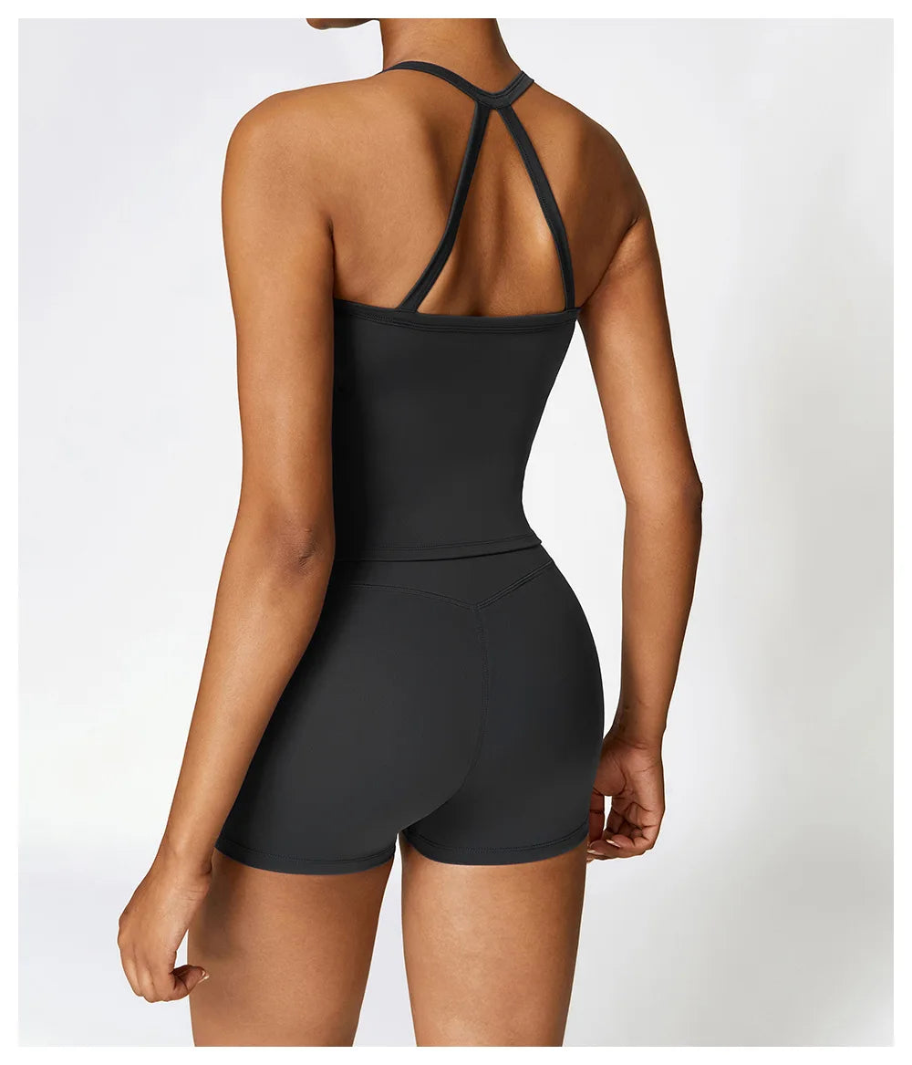 Cross Back Yoga Sports Bra