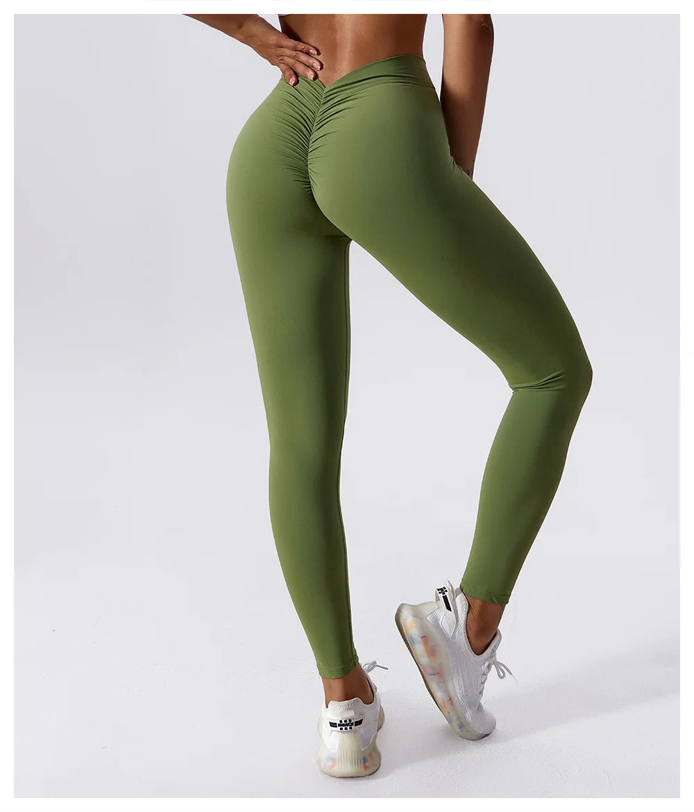 Seamless Sports High Waist Fitness Leggings