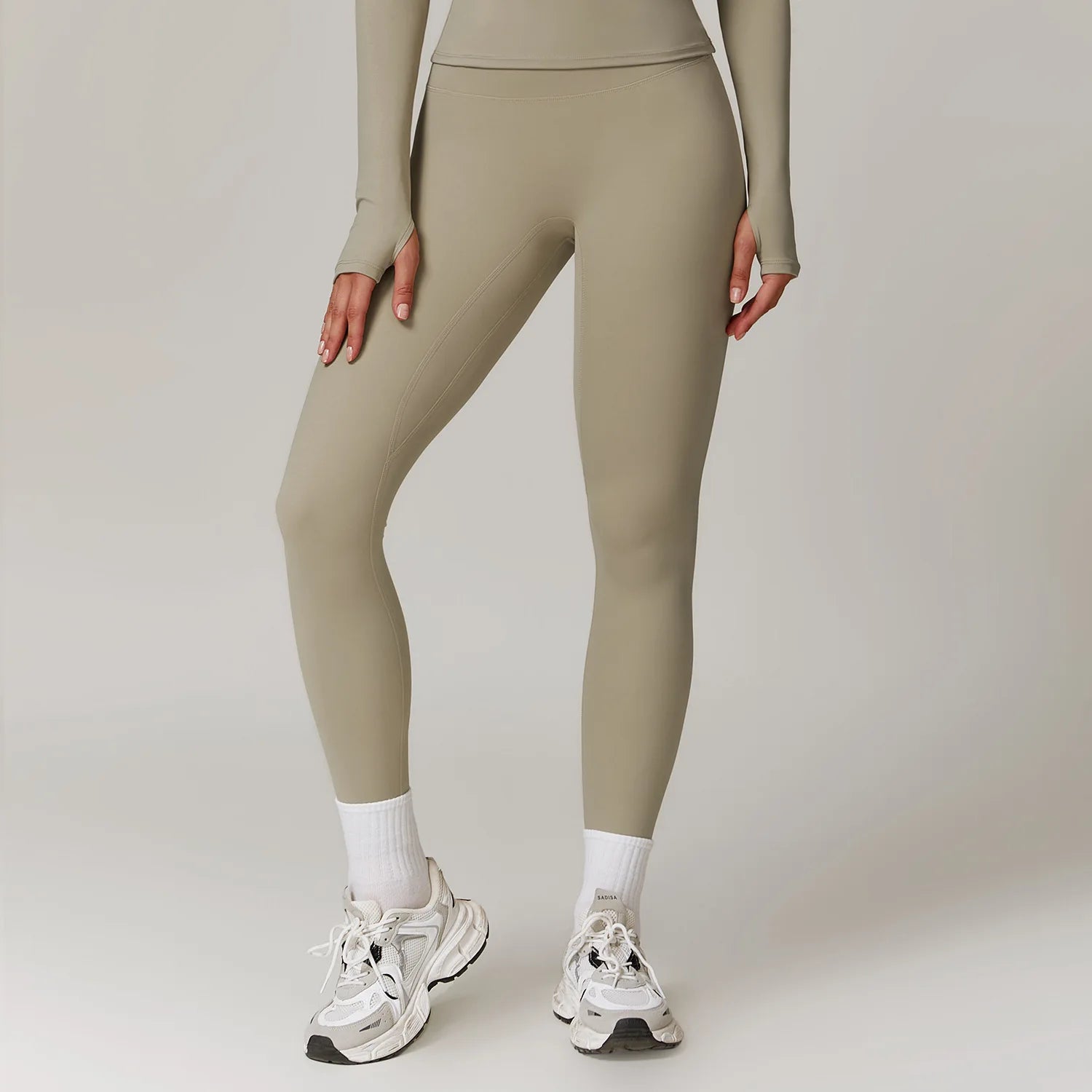 Impact Fitness Yoga Sports Leggings Camel Brown