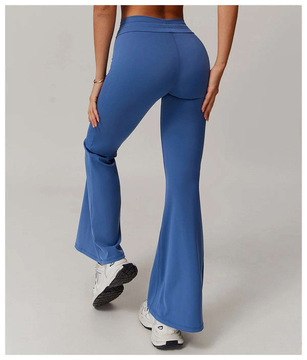 Wide Leg Bell-bottoms drawstring Sports Leggings