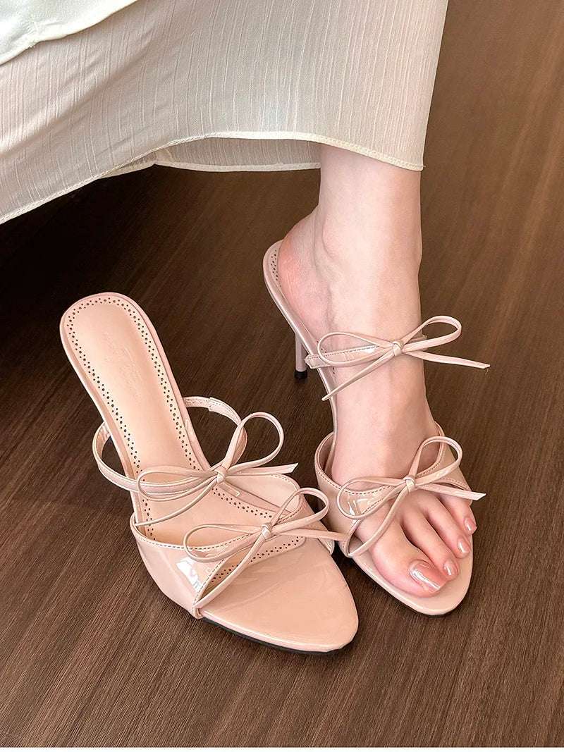 Open Toe Butterfly-knot High Heel Sandals