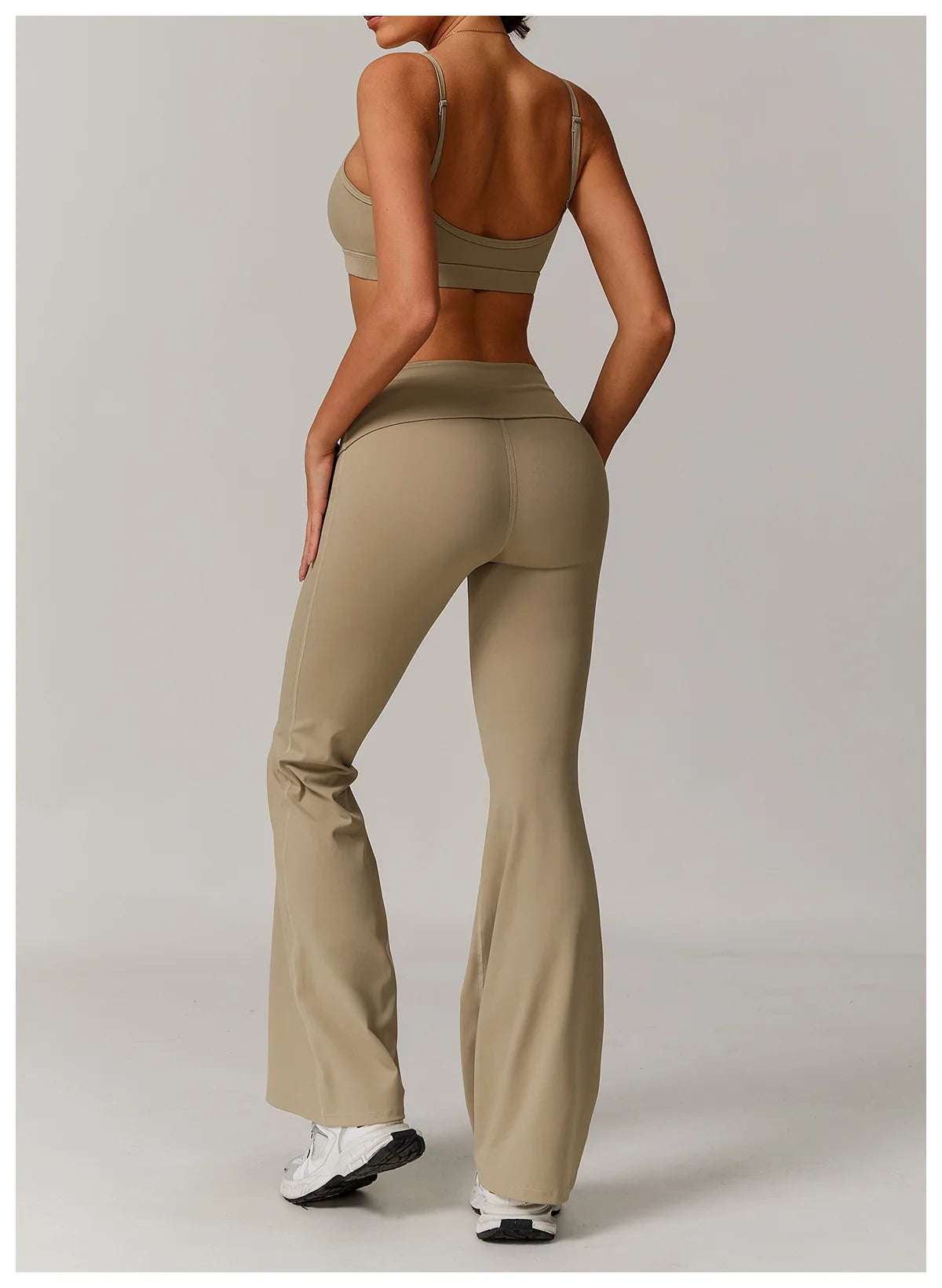 Bell-bottoms High Waist Wide Leg Fitness Workout Leggings