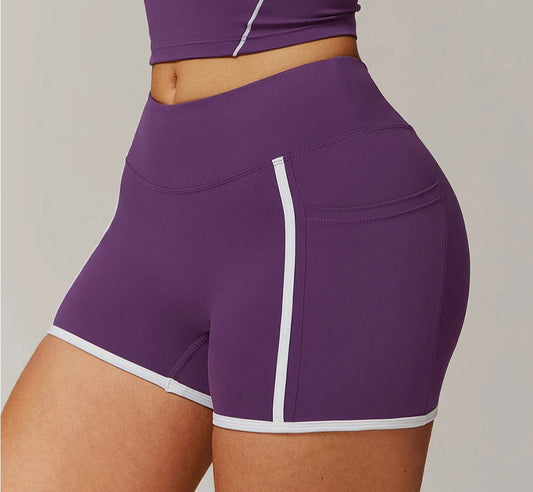 High Waist Short Quick Drying Cycling Workout Gym Tight Shorts
