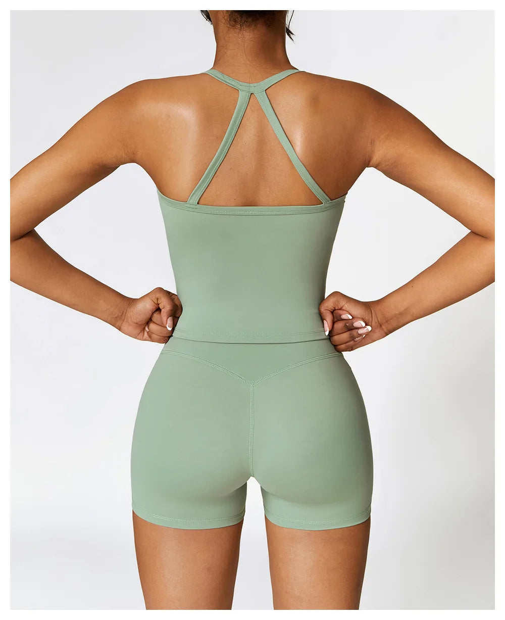 Cross Back Yoga Sports Bra