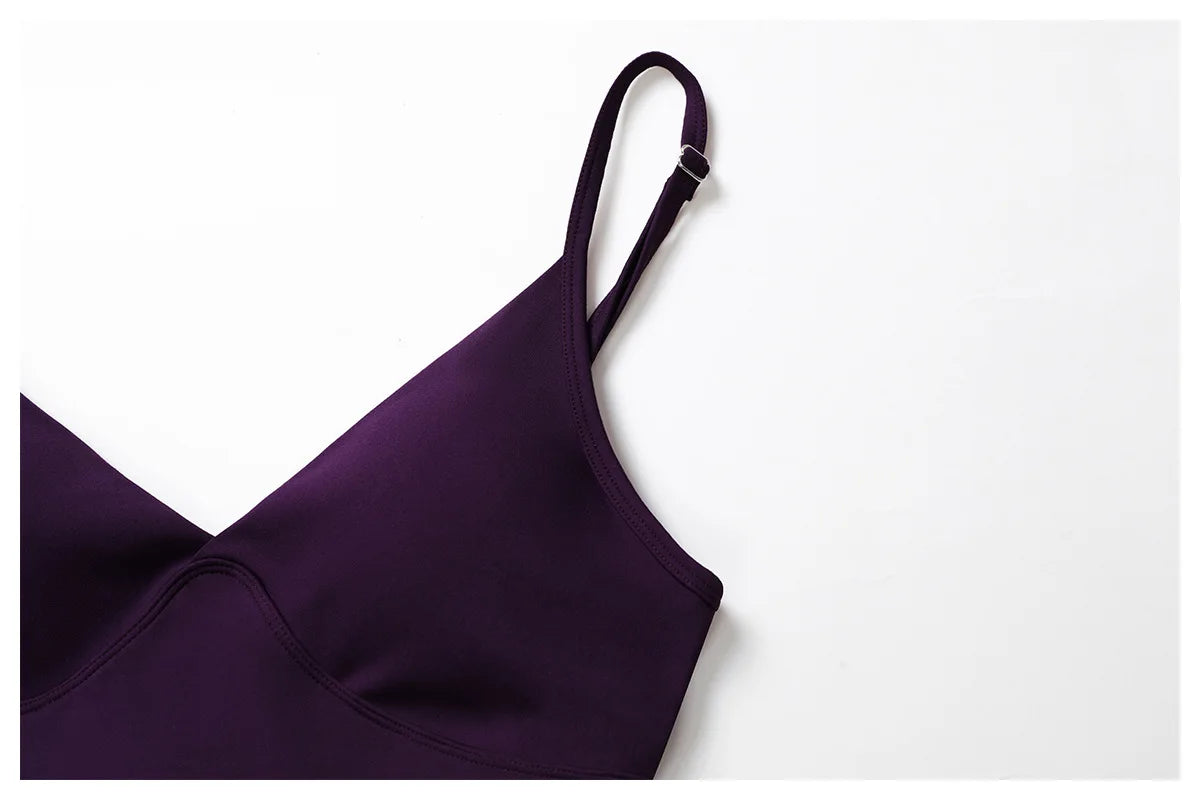 Breathable Shockproof Push Up gym Workout Top