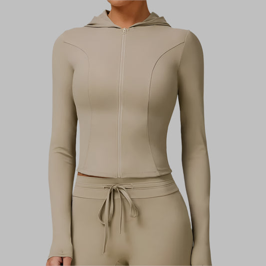 Zipper Long Sleeve Sports Jacket