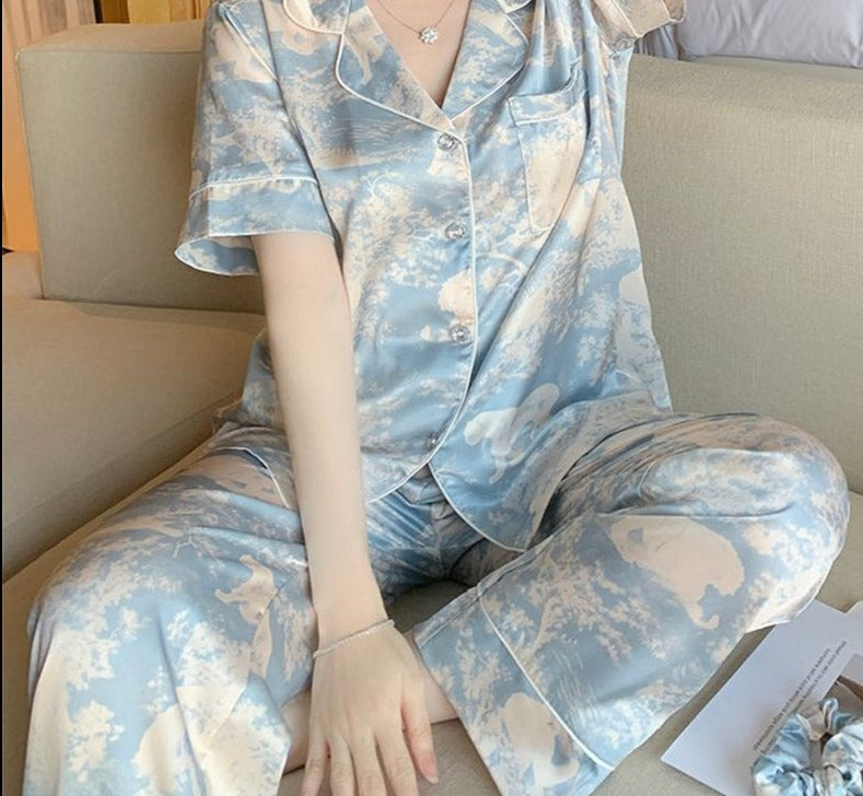 Summer Casual Loose Pyjamas Set