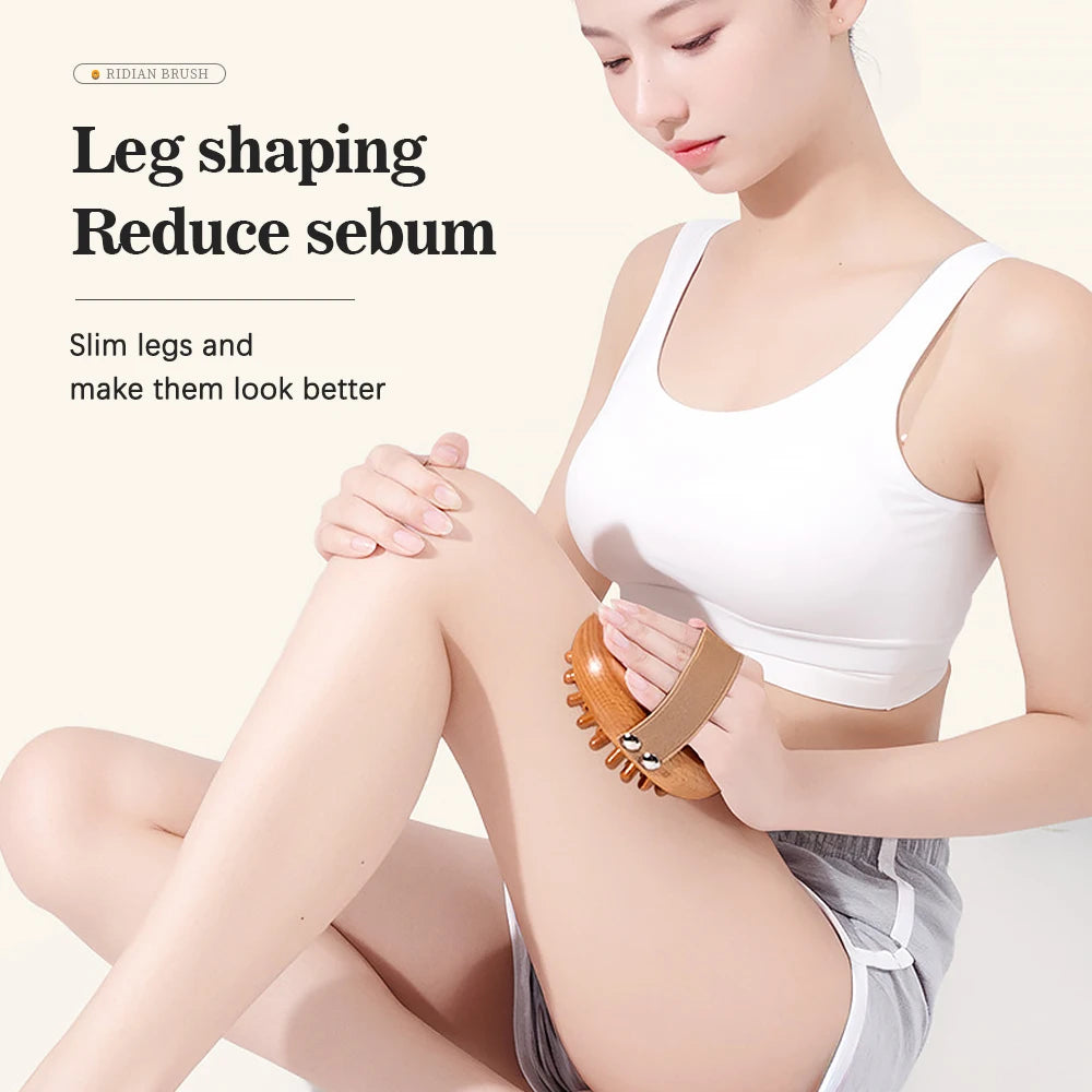 Multi-Functional Body Anti Cellulite Brush Head Scalp Body Massage Brush